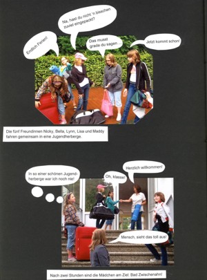 Fotoroman: Die Flaschenpost, eine Seite