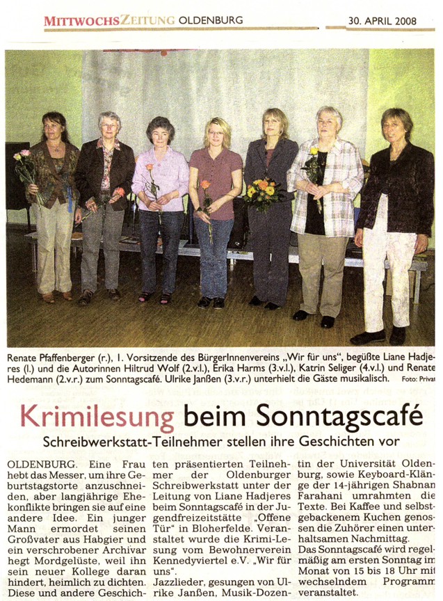 Mittwochszeitung 30.04.2008
