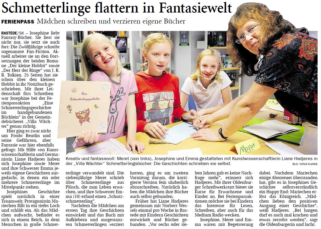 Nordwest-Zeitung 22.08.2015