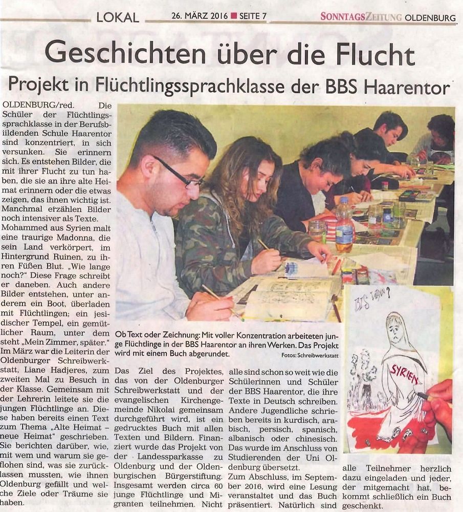 Sonntags-Zeitung 26.03.2016