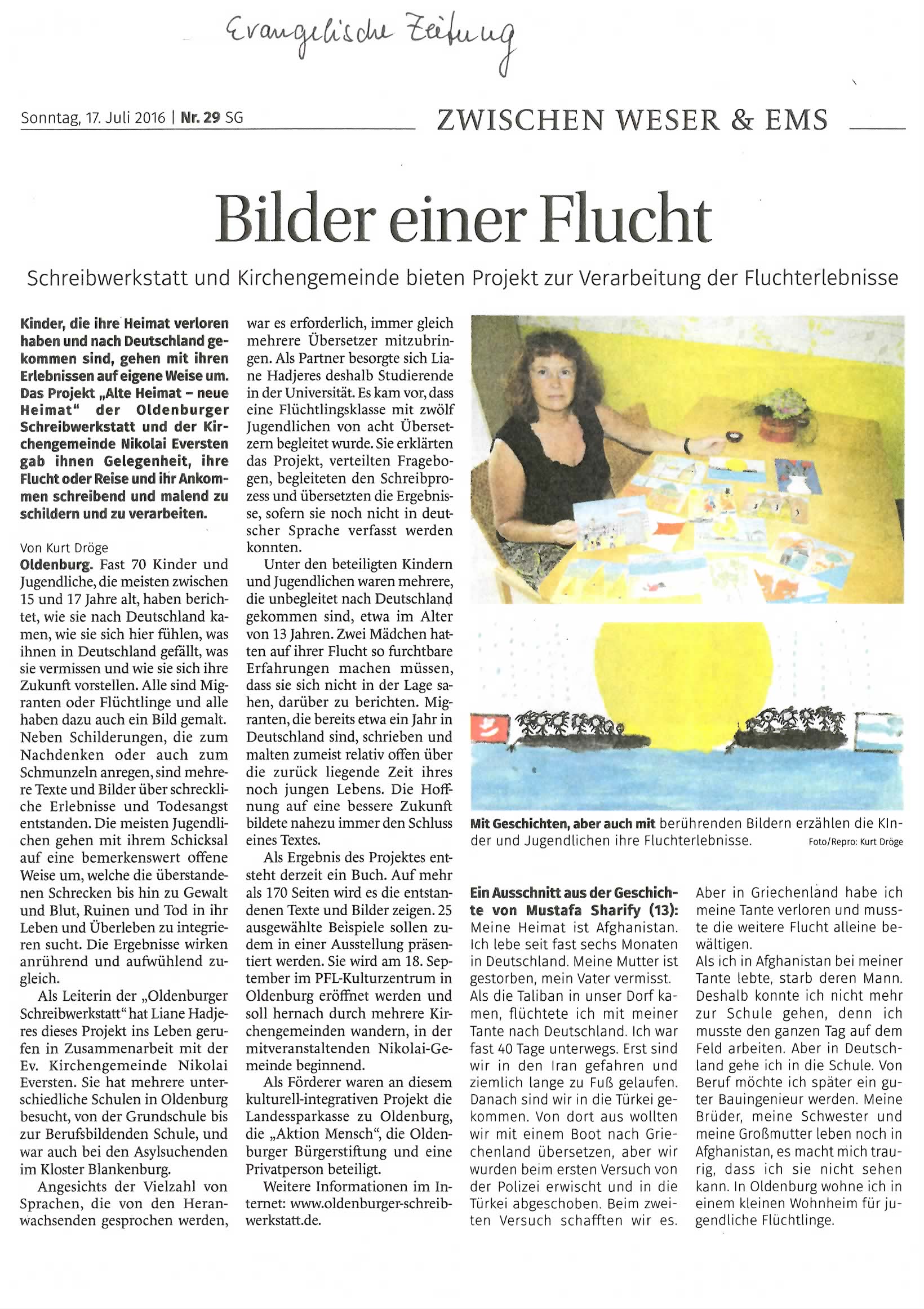 Evangelische Zeitung - Bilder einer Flucht