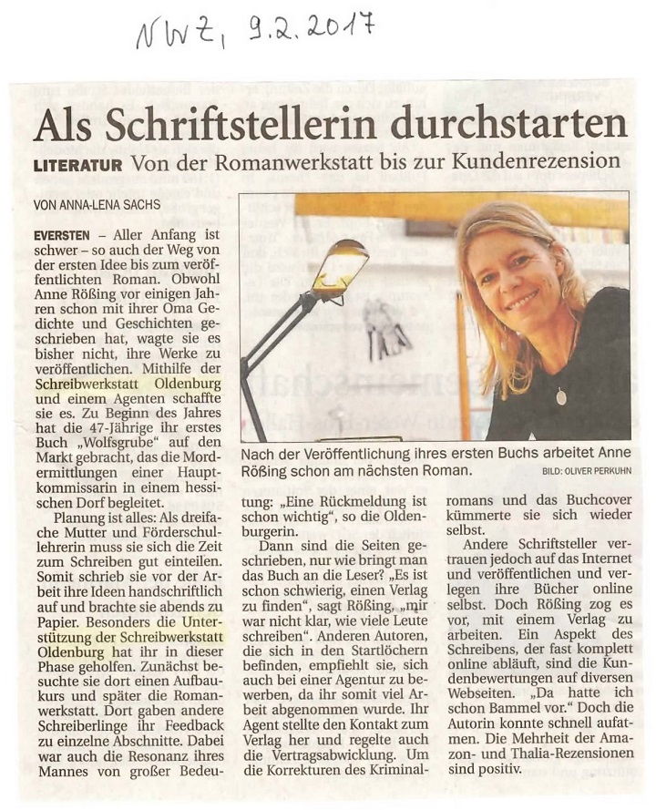 Nordwest-Zeitung 09.02.2017